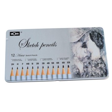 MONA 不同灰度 80506-12 素描筆 12支/盒 4471【APP滿額下單10%點數(單一帳號最高5000點)】1/31止