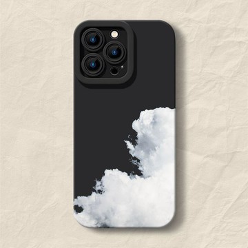 ✨限時下殺✨藍天白雲適用14蘋果手機殼全包防摔iphone15新款13磨砂12天使眼殼