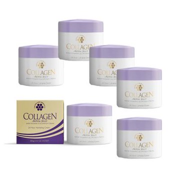 澳洲 Golden Hive 膠原蛋白蜂王漿綿羊霜含維他命E 6入組100g