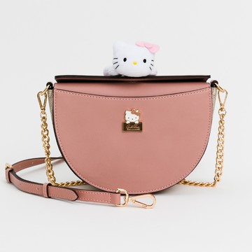 【官網獨家】Hello Kitty - Arnold Palmer - 馬鞍包附長短背帶 Sweet系列 - 粉色/422-4804-12-7