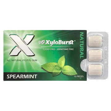 Xyloburst, 木糖醇口香糖，留蘭香味，12 片