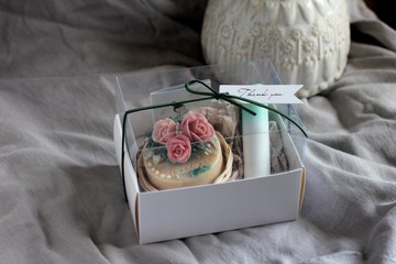 玫瑰酪梨花皂禮盒