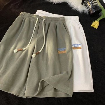 百慕大短褲男夏季薄款五分褲美式籃球褲子潮牌高街運動沙灘大褲衩