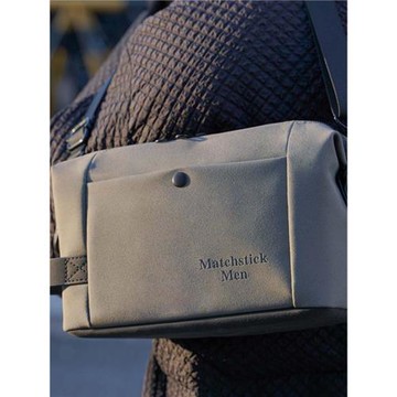 火柴人斜挎防水微單休閑通勤相機包攝影包單肩包適用尼康佳能索尼