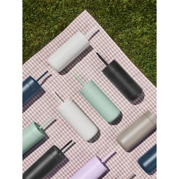 FELLOW Carter咖啡保溫杯卡特陶瓷涂層不銹鋼吸管水杯大容量20oz