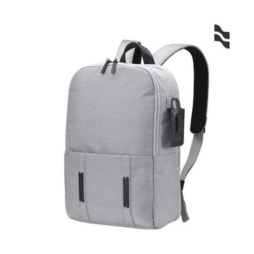 LOJEL URBO2 可擴充大開口機能公事包/輕旅行包 低調淺灰