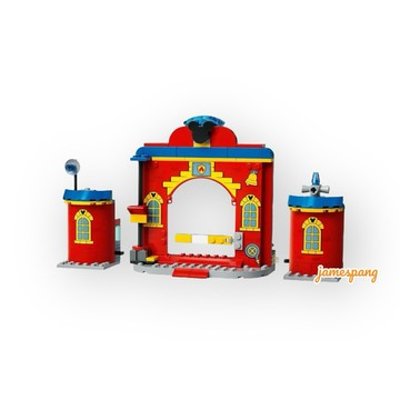 【台中翔智積木】LEGO樂高 迪士尼 10776 拆售 消防站 場景 無人偶