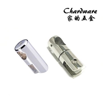 【家的五金】A603 圓形玻璃夾 六分管徑（可調）(淋浴拉門橫桿固定底座.圓管.圓桿.六分 / 衛浴五金.淋浴拉門專用.玻璃五金.固定座)