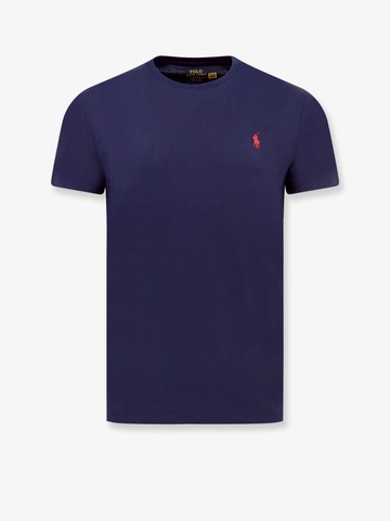 Cotton T-shirt with logo embroidery - POLO RALPH LAUREN - gender_Man