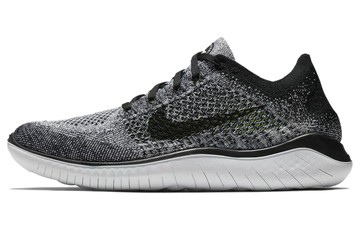 FREE RN FLYKNIT 2018 WHITE BLACK