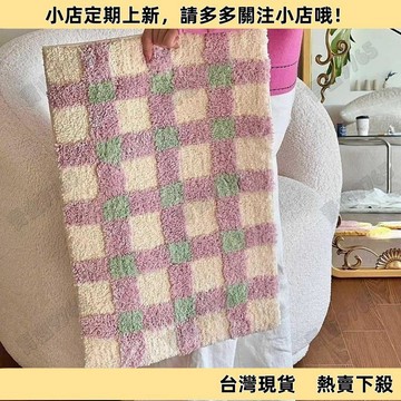 【特惠】浴室吸水地墊 防滑 吸水地墊 卡通床邊地毯 飄窗 客廳 房間 臥室 陽臺 簡約 ins 加厚地墊 長條 地墊