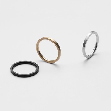moorigin 2X2 戒指 | 醫療鋼・抗過敏・可洗澡・不掉色