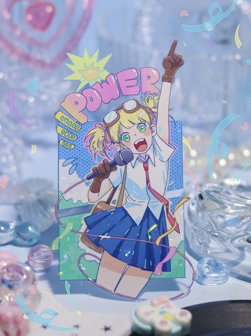 盛夏樂隊 少女の心に、夏のバンド PET 紙膠帶 貝殼光 10米卷