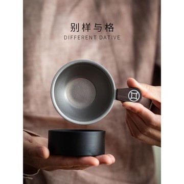 純鈦茶漏茶濾高檔單個超細精密一體茶隔泡茶過濾器茶隔茶葉濾網