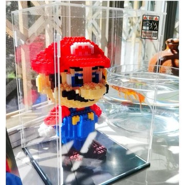 明亞克力展示盒動漫明星二次元模型手辦積木免膠手辦收納盒防塵罩