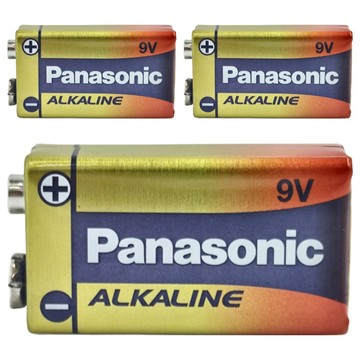 Panasonic 台灣公司貨 鹼性電池 9V  3個  1入
