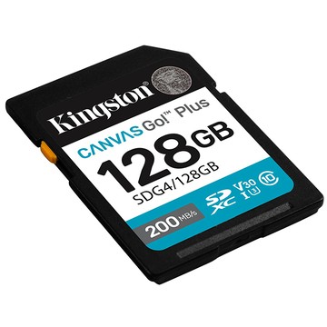 Kingston 128GB SDXC SDG4/128GB 200MB/s UHS-I U3 V30 A2  相機 記憶卡