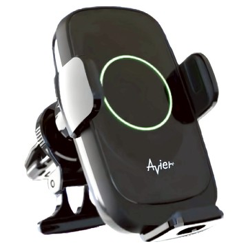 Avier 車用主動式線圈對位充電支架 15W  黑色  AVMGVH15BK