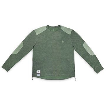 冬季跑衣美麗諾羊毛長袖恤男【TECHWEIGHT MERINO LONG TEE】 [ZOMBIE] [S]