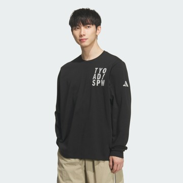 Adidas 愛迪達 Bl L::s Tee KF3697 男 長袖上衣 休閒長袖 黑 灰 亞版