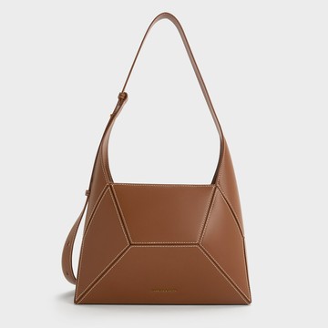 Nasrin 拼接肩背包