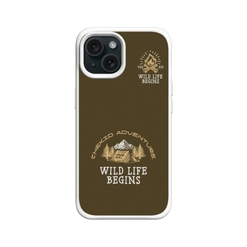 iPhone 15 SolidX 白 - KID - 野營聚落之火