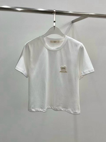 簡約百搭基本款★愛心小標刺繡短袖上衣