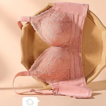 新款內衣 34-40AB杯 加厚墊集中爆乳小胸內衣 調整型矯正型內衣 親膚透氣 無痕無鋼圈內衣 集中爆乳側收副乳內衣