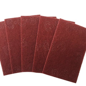 菜瓜布片-紅色15x23工業研磨 強力菜瓜布 爐具用 尼龍片 除鏽 打磨 拋光 【DA103】  123便利屋