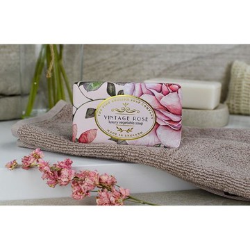 英國TFESC植物精油香皂190g-玫瑰