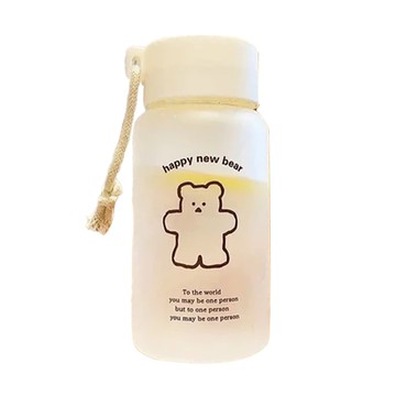 小熊系列 水壺 450ML 高15.5cm  happy熊  1個