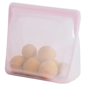 stasher 站立式矽膠密封袋 Mega-Pink  大  1個