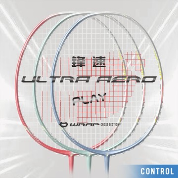【JNICE久奈司】【入門】鋒速PLAY 超輕碳纖維 羽球拍 穿線拍 4U (已穿20磅線/贈拍袋)