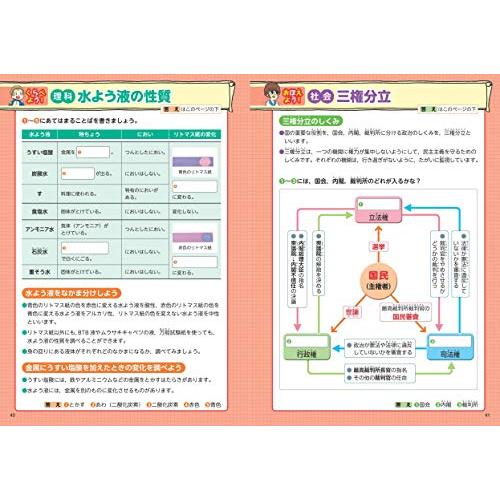 旺文社の総復習ドリル 算数 国語 理科 社会 重要単元 小学6年生