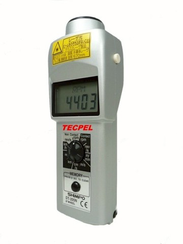 TECPEL 泰菱 》DT-205NRC 日本 SHIMPO 數位轉速計 迴轉速度計 轉速計 光電/接觸兩用