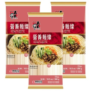 五木 營養麵線 傳統細麵線 快煮不軟爛  300g  3包