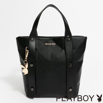 PLAYBOY - 手提包可肩背  Quiet Luxury系列 - 黑色