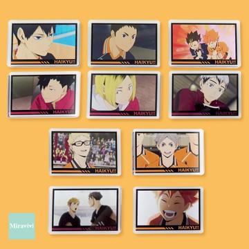 排球少年-4期劇照壓克力磁鐵(隨機10款)