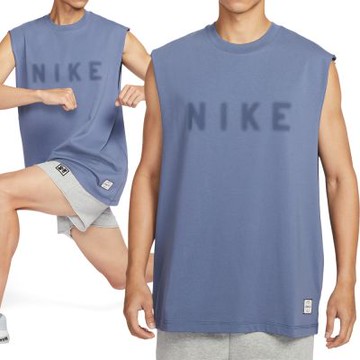 Nike As M Nk Df Nac Tank 背心 男款 藍色 圓領 訓練 運動 無袖 IF2798-491