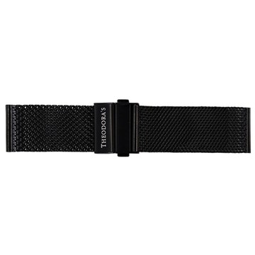 [大錶面適用]防脫落米蘭錶帶 黑