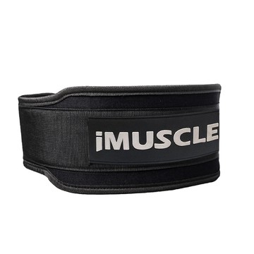 iMuscle 5吋 專業健身 重訓尼龍 舉重腰帶 深蹲 硬舉 腰帶 護腰 健身