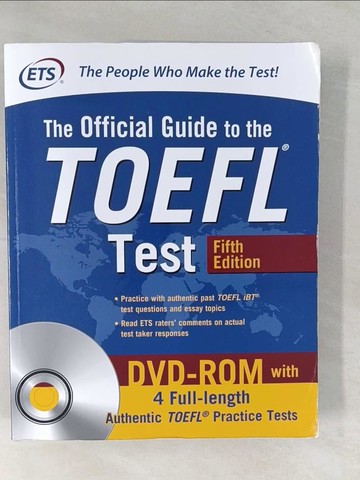 【書寶二手書T1／語言學習_YW1】The Offical Guide to the TOEFL Test 5E_Educational Testing Service (COR)