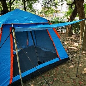 美麗大街【108052722】全自動雙人野營速開四面帳篷