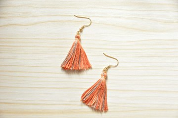 armei 秋色。秋楓 流蘇耳環 Autumn Maple Tassel Earrings Koyo Style