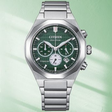 CITIZEN星辰 GENT S系列 Zenshin 新鈦度 光動能計時腕錶 聖誕節 禮物 送禮 41mm/CA4691-59X