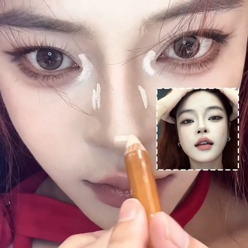 熱銷 QXQY立體雙頭修容筆 立體陰影人中筆 立體修飾鼻梁 高光 提亮 陰影 啞光 防汗防水 修容棒 高光棒 官方正品