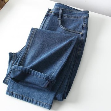 舒適為王！彈力面料！立體剪裁！春季男士外貿水洗磨白直筒牛仔褲