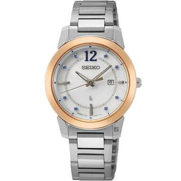 SEIKO精工 LUKIA 動人時光 夏季限量 太陽能女錶-31mm(SUT414J1/V137-0DL0K)