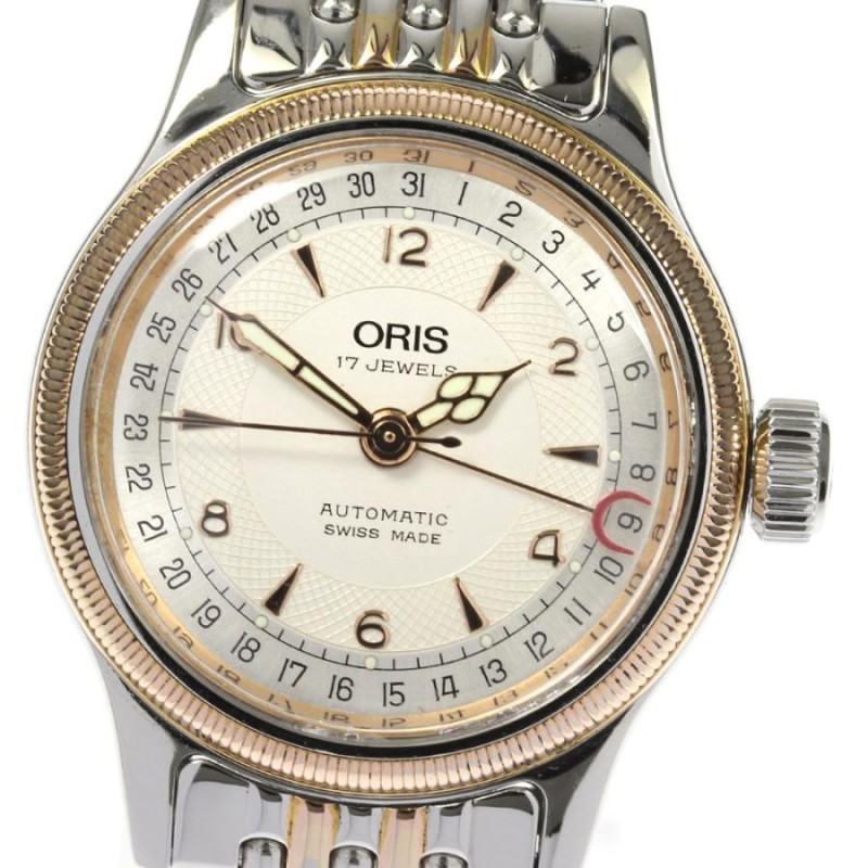 ☆良品【ORIS】オリス ポインターデイト 7400C 自動巻き ボーイズ | LINEブランドカタログ