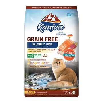 Kaniva 卡咪哇 全齡貓 無穀乾飼料  7kg  1個  鮭魚+鮪魚